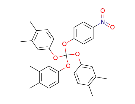 p-nitrophenyl tris(3,4-dimethylphenyl) orthocarbonate