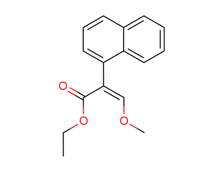 3-methoxy-2-[1]naphthyl-acrylic acid ethyl ester