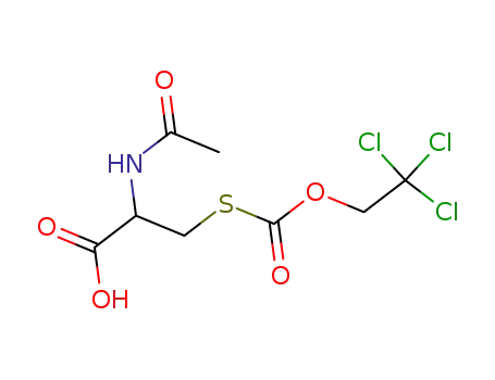 2-Acetylamino-3-(2,2,2-trichloro-ethoxycarbonylsulfanyl)-propionic acid